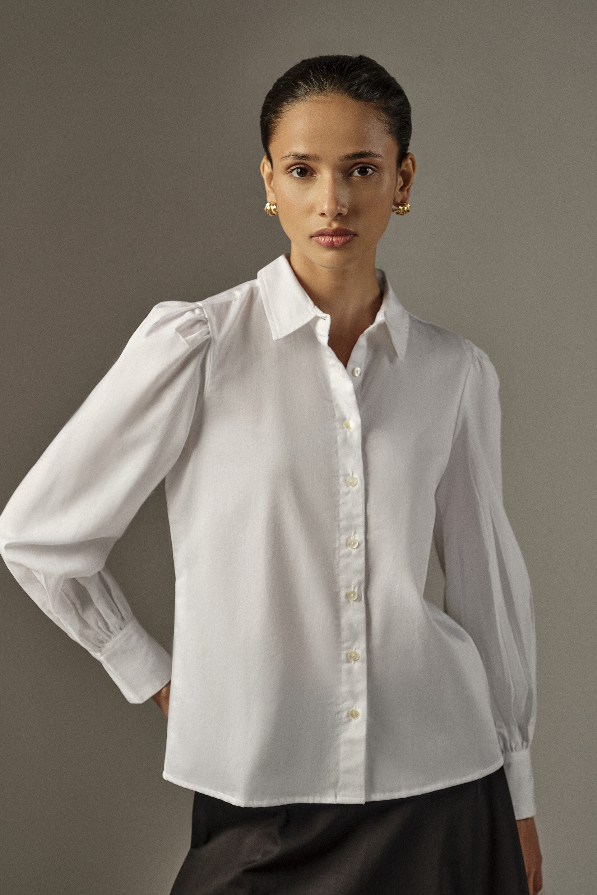Full-Sleeves Cotton Shirt